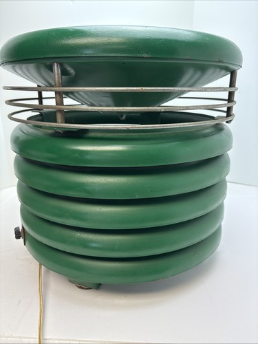 Kisco Circular Floor Fan 3 Speed 15" Green Retro MCM Art Deco Rare Vintage 1950s - Picture 5 of 8