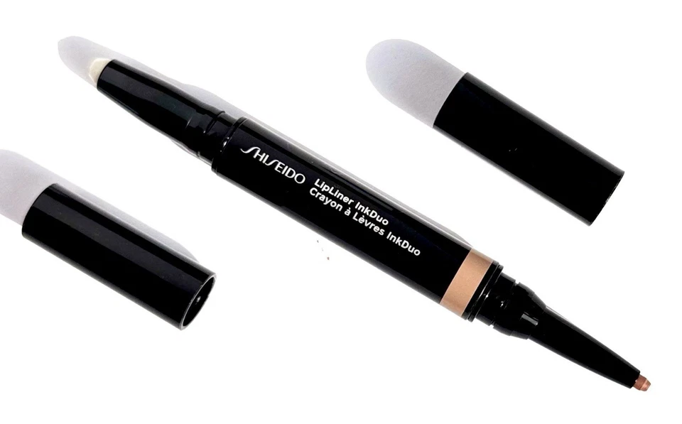 Lápiz e imprimación de labios Shiseido Inkduo para labios 02 beige natural desnudo Foto 3 de 3