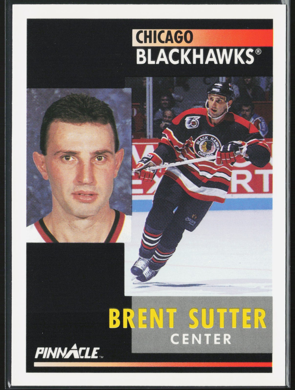 1991-92 Pinnacle #79 Brent Sutter