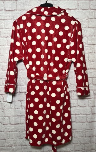 Kate Spade New York Belted Polka Dot Women’s Robe Size L/XL - Picture 3 of 8