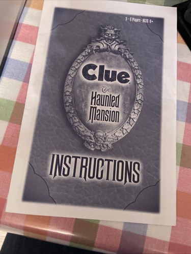 Clue Disney Haunted Mansion Edition Board Game Parker Bros 2004 COMPLETE - Picture 11 of 13
