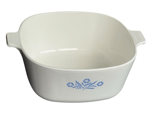 Corning Ware Casserole P-2-1/2-B, 2-1/2 Quart Blue Cornflower Square - Picture 3 of 8