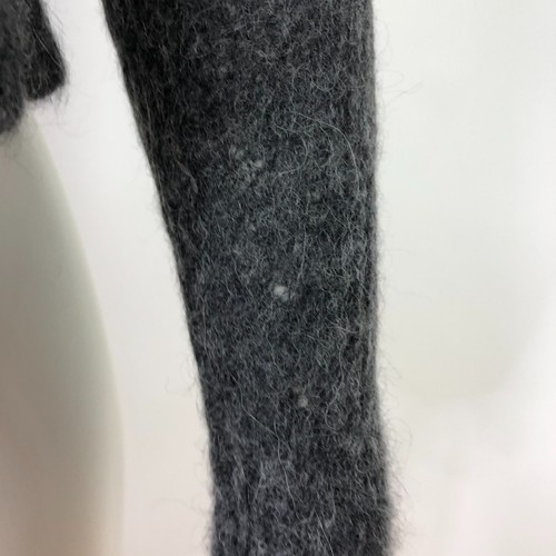 Everlane Alpaca Small Women's V-Neck Pullover Sweater Gray PLS READ HOLE - Picture 3 of 12