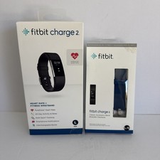 Fitbit Charge 2 Heart Rate Monitor Fitness Tracker With Xtra Band, Size Large