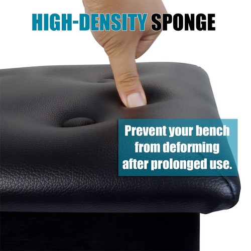 Keyboard Bench - Padded Hardwood Piano Bench for Children or Single use with ... - Picture 6 of 7