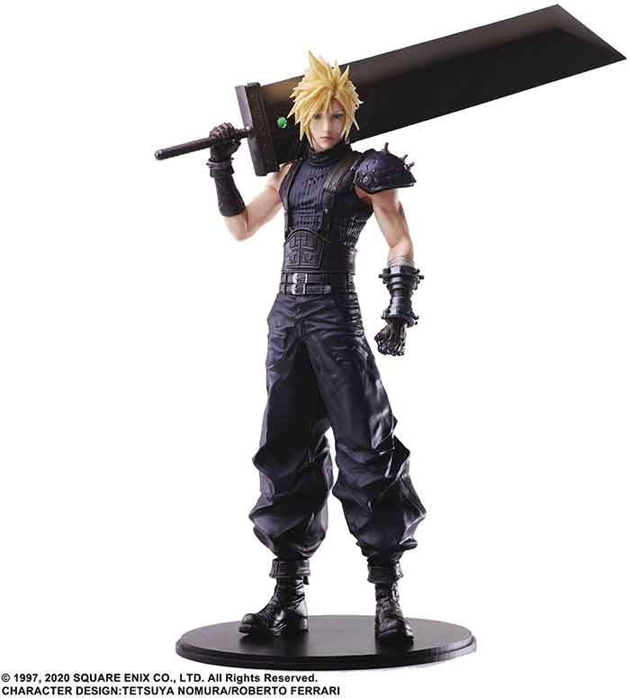 FINAL FANTASY VII STATIC ARTS 3体セット Final Fantasy VII Remake 8 Inch Statue Figure Static Arts - Cloud