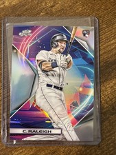 Cal Raleigh 2022 Topps Cosmic Chrome Refractor RC #169 Seattle Mariners SP