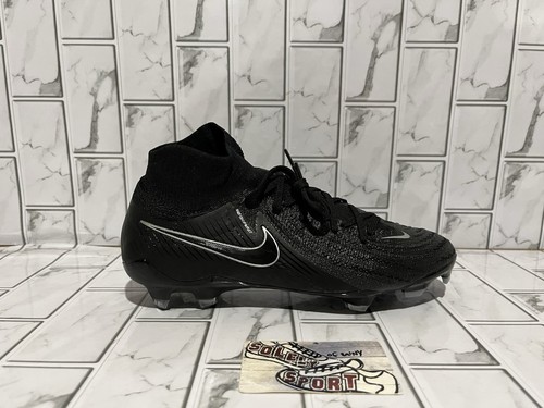 New Nike Phantom Luna II Elite FG Soccer Cleats Black Silver Mens 6.5 FJ2572-001 - Picture 9 of 14
