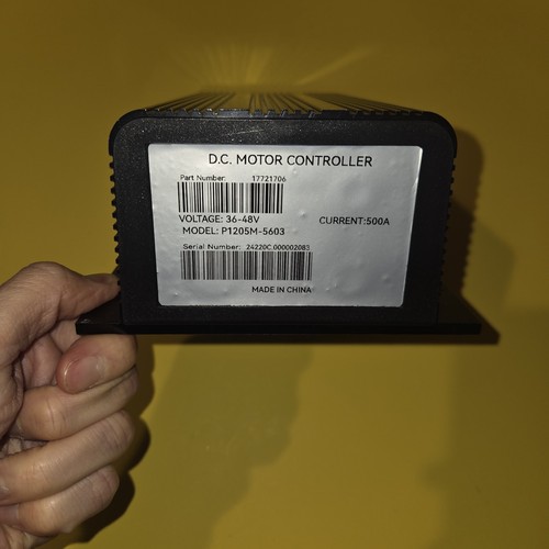 P1205M-5603 DC Motor Controller 500A  36-48V (17721706) (UNTESTED "AS IS") - Bild 8 von 12