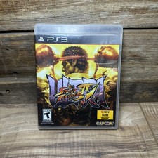 Street Fighter IV 4 Ultra SF4 Playstation 3 PS3 No Manual Tested Working Capcom
