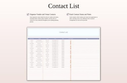 Wedding Planner Spreadsheet, Wedding Budget Tracker, Checklist, Wedding Timeline - Bild 4 von 9