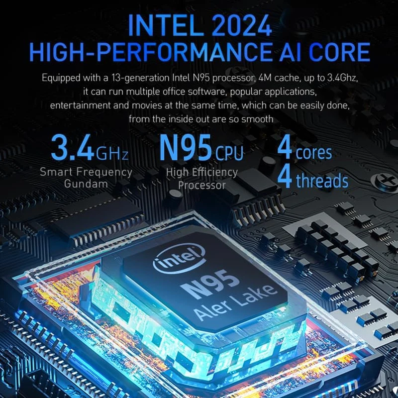 Notebook Convertibile 2 in 1 11" Touchscreen FHD IPS, N95 12ª Gen, 16GB RAM LPDD - Immagine 3 di 4