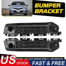 2x Front Driver & Passenger Bumper Support Bracket Set For 2012-14 Toyota Yaris