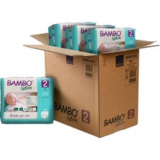 Bambo Nature Hypoallergenic Baby Diapers, Eco-Labeled Diapers, Enhanced Leaka...
