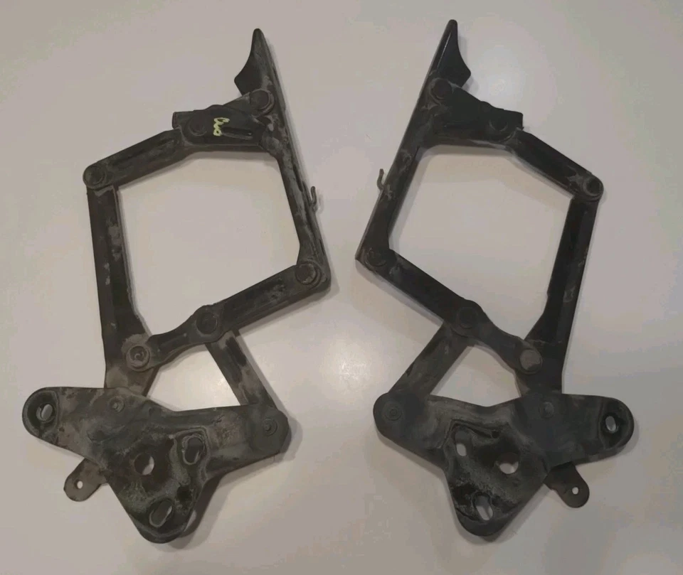 1985 - 95 Volvo 740 940 Stock Hood Hinges OEM LH RH SET BLUE - Image 4 of 4