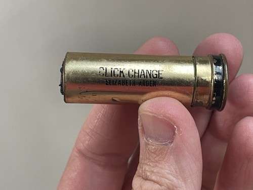 Vintage Wings Of Glory Lipstick Elizabeth Arden Click Change Tube 1940s Apricot - Picture 7 of 8