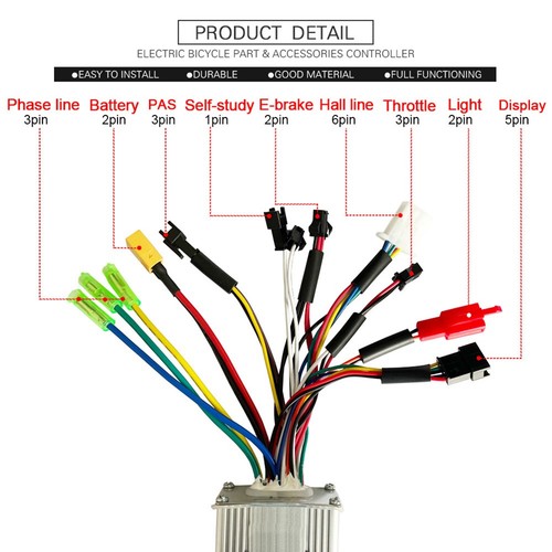 Components Bike Controller Controller+S866 Electric For E-bike Scooter Sine - Picture 7 of 12