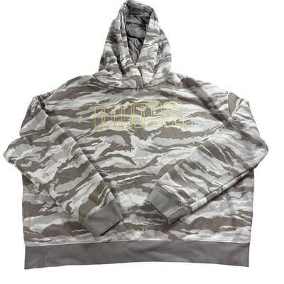 Puma Camo Print Hoodie Pullover Athletic Sweatshirt Mens XL