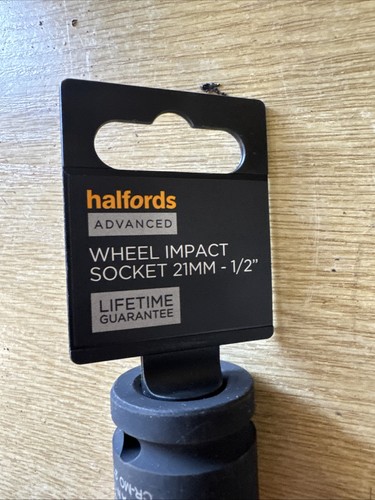21mm Halfords Advanced 1/2 Deep Impact Alloy Wheel Socket Nylon Sleeve Free Post - Picture 2 of 3