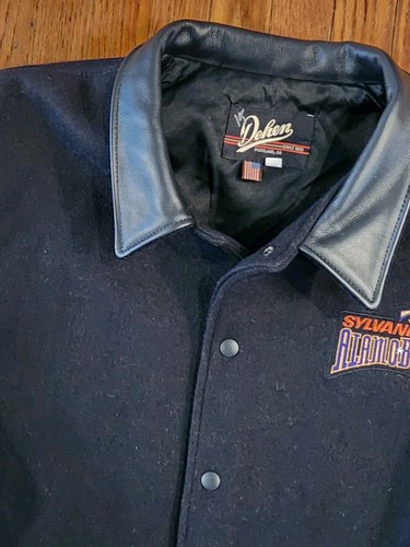 Vintage Dehen Alamo Bowl Football Varsity Jacket NCAA Wool & Leather Men's Sz XL - Picture 5 of 19