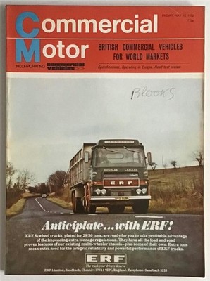 COMMERCIAL MOTOR MAGAZINE 12 May 1972 OPERATING IN EUROPE  Road Test Review