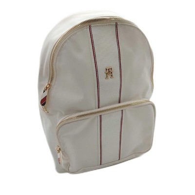 Tommy Hilfiger Rucksack Damen Taschen Poppy Mittelgroß Elfenbein Stilvoll Elegan