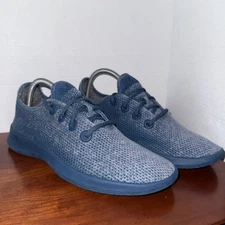 Allbirds Wool TR Runners Blue Sneakers Shoe Size 9 Mens