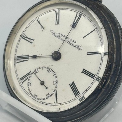 Waltham Manual Hand-Winding Pocket Watch Antique Sub-Dial 1890s-1910s