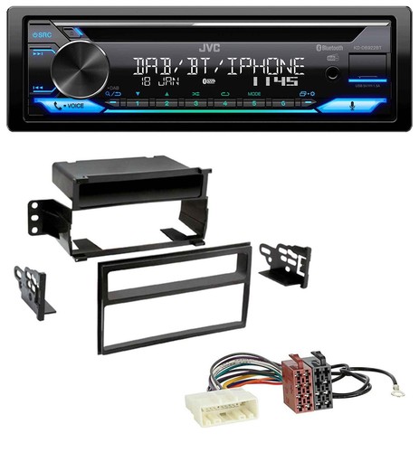 JVC Bluetooth MP3 USB DAB CD Autoradio für Nissan Versa / Tiida (ab 2007)