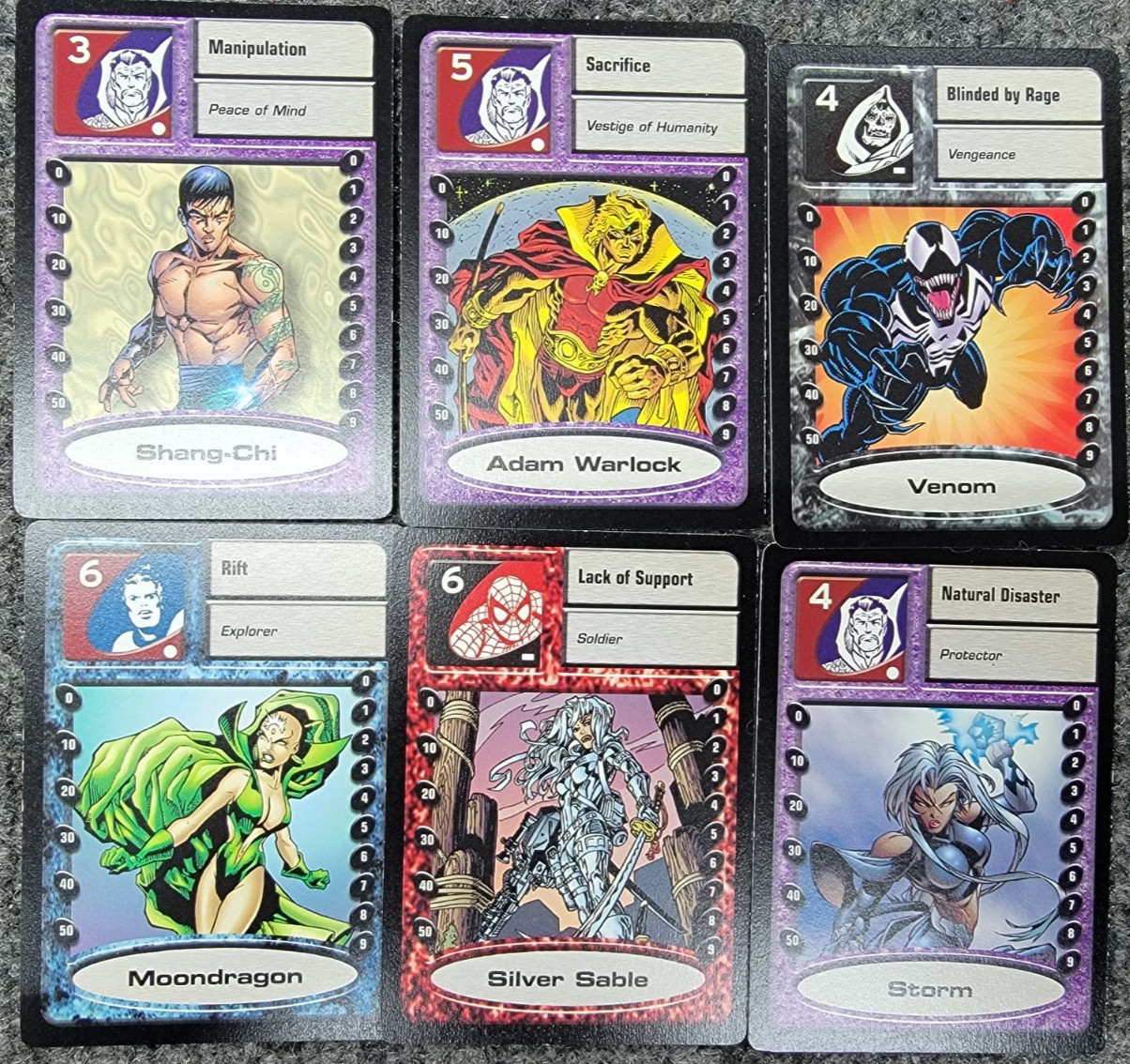 Marvel Super Heroes Adventure Game Saga Games Rules 100 Cards