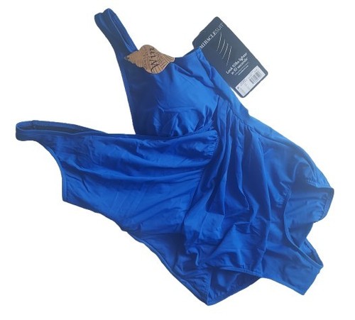 Miraclesuit Oceanus One Piece Swimsuit Delphine Blue Size 18W NEW NWT Royal Blue - Picture 1 of 10