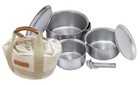 [SOTO] Made in Japan Stainless Steel Pot Set 1.8mm Thick Versatile (Heat Retenti