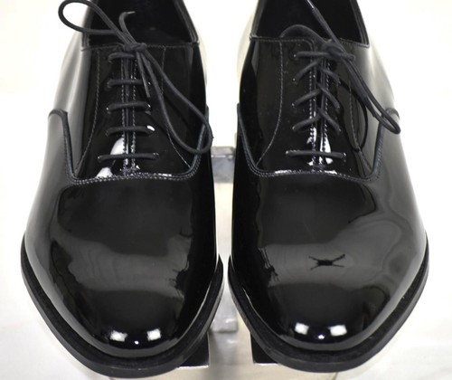 NEW $680 Crockett & Jones "Overton" Black Patent Leather Tuxedo SHOES 10 D - Picture 3 of 9