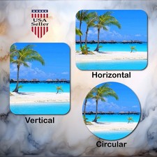 Beach Vacation Relaxing Scenery Premium Mouse Pad Mousepad Desk Mat