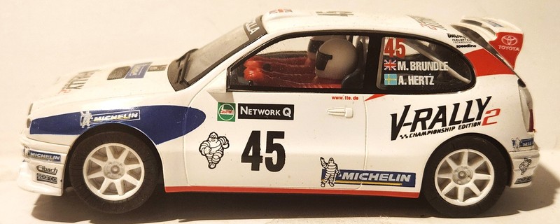 Slot Car 1:32 Scalextric SCX Toyota Corolla WRC V-Rally #5 / S7