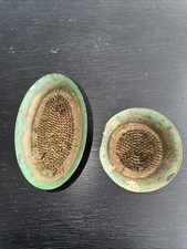 Vintage Frog - Oval 5 1/2  Long  Round 4 Inches set Of 2