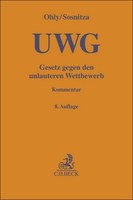 Gesetz Gegen Den Unlauteren Wettbewerb Ansgar Ohly