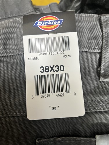 Dickies Mens Relaxed Fit Heavyweight Duck Carpenter Pants - 1939 - Picture 4 of 5