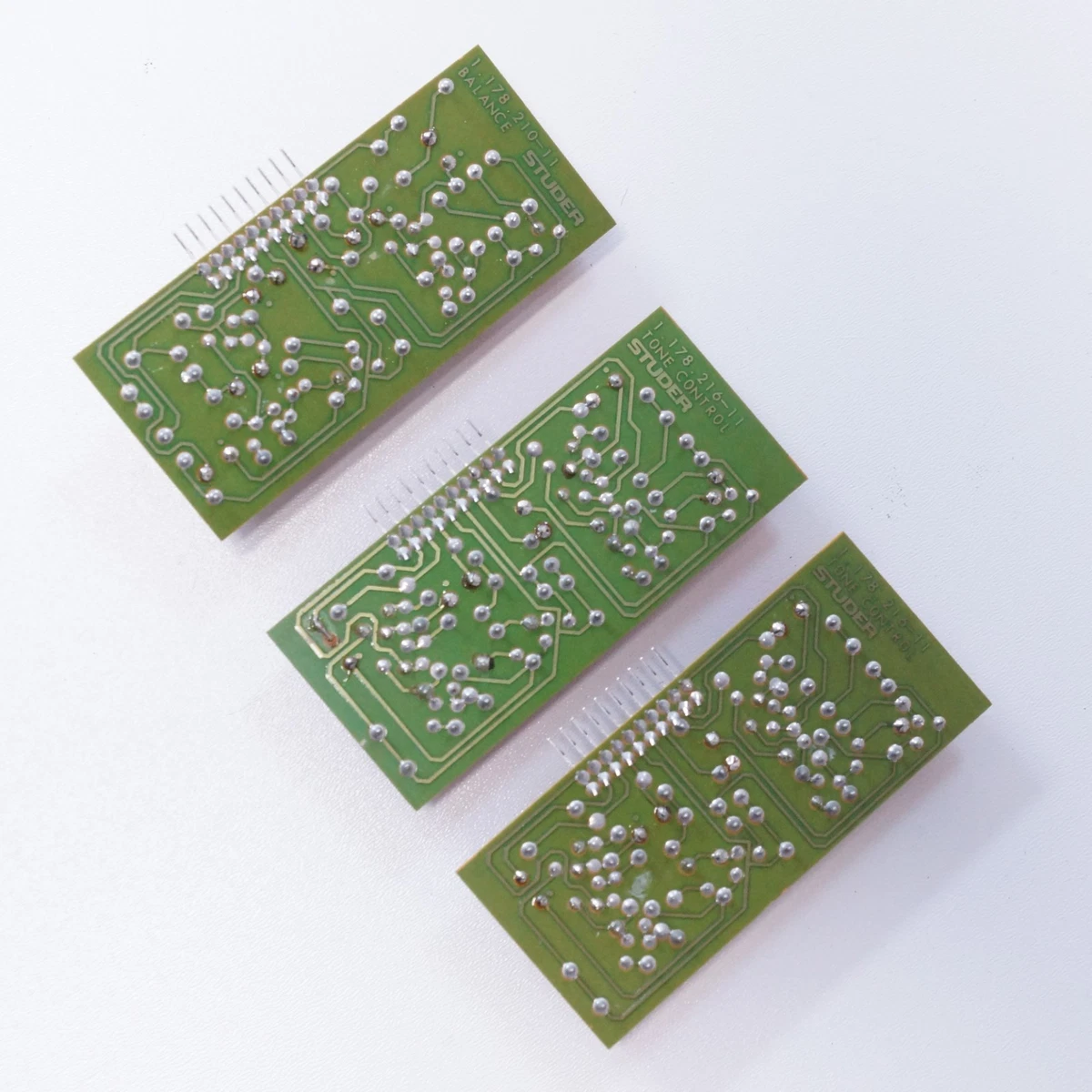 Juego de 3 placas de filtro de control de sonido Revox B750 - revisado