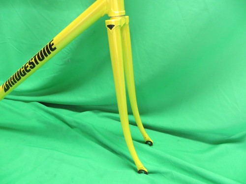 Bridgestone Yellow NJS Keirin Frame Set Track Bike 51cm Free Shipping - Picture 10 of 16