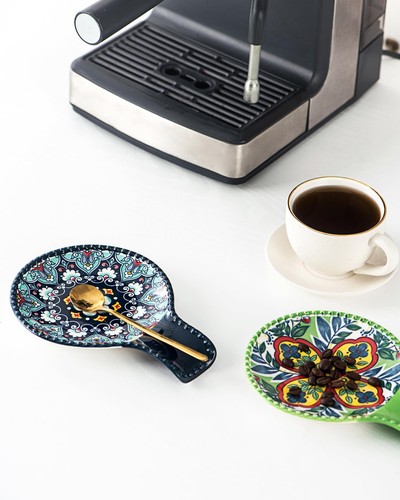Ceramic Spoon Rest for Stove Top, Large Spoon Holder for Kitchen Counter, Coo... - Picture 6 of 7