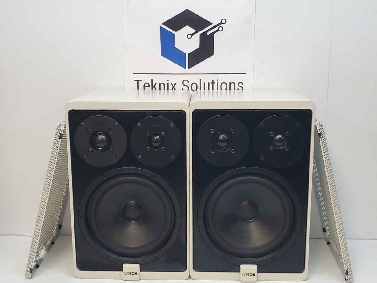 Canton Karat 100 Vintage speakers White Pair 6.5