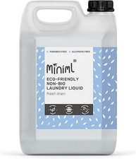 Miniml Eco Laundry Liquid Washing Detergent 5L Refill - Natural Non Bio Fresh Li 5.49 per litre