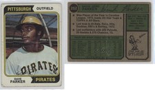 1974 Topps Dave Parker #252 Rookie RC HOF