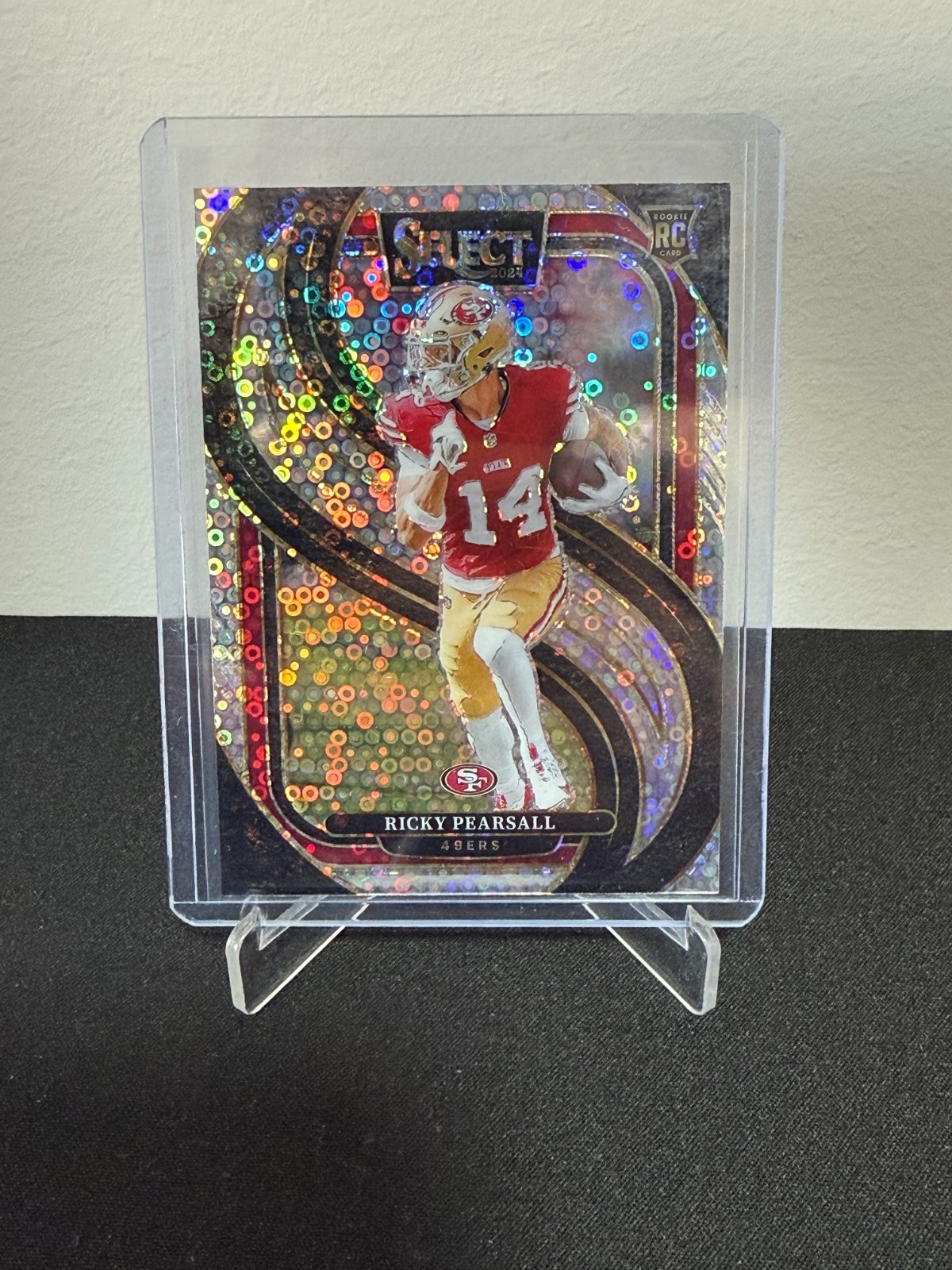 2024 Panini Select Ricky Pearsall Premier Level Silver Disco RC