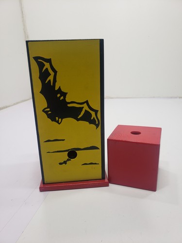 Vintage Abbott Improved Vampire Block Missing Rod Magic Trick With Block