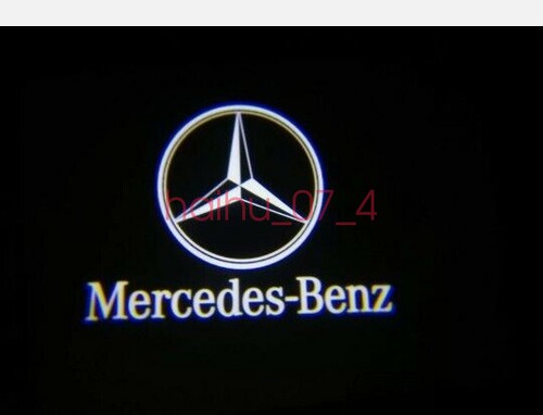 2P⭐Mercedes Star Logo Door LED Projector Lamp Puddle Welcoming Light HD Emblem⭐ - Picture 12 of 28