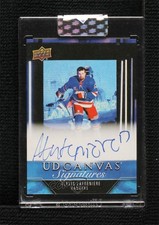 2023-24 Upper Deck Clear Cut Canvas Signatures Alexis Lafreniere #CS-AS Auto