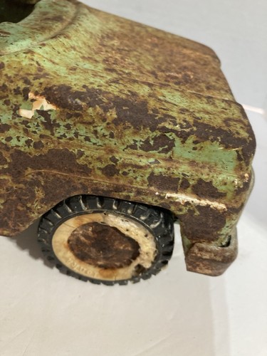 Vintage Tonka Bauernhöfe Pferdewagen mintgrün Tonka LKW Sammlerstück Stahlspielzeug - Bild 7 von 13