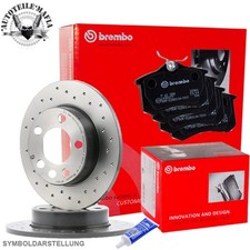 BREMBO Bremsensatz Sport Beläge + Plastilube Paste hinten für MERCEDES-BENZ